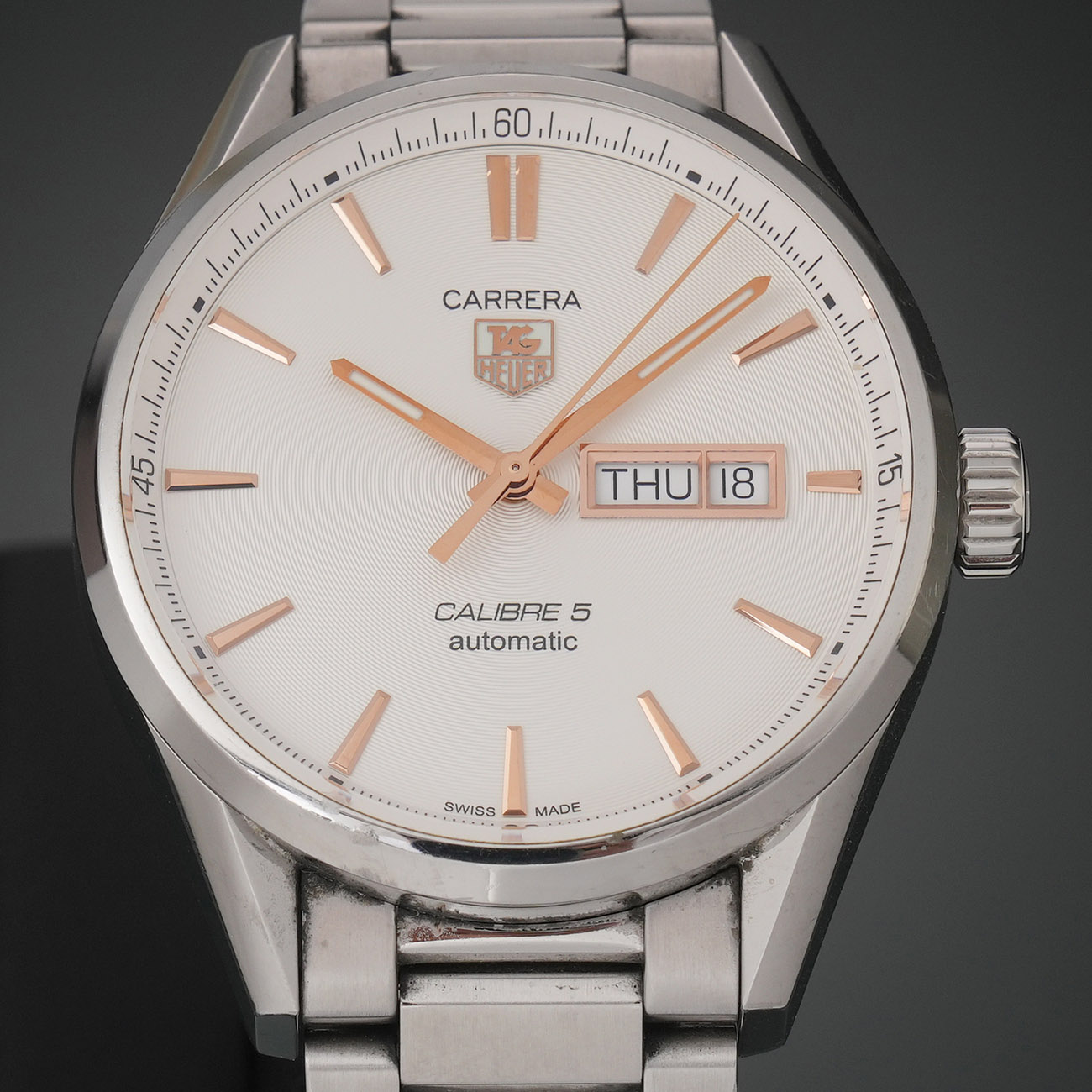TAG HEUER(USED)태그호이어 까레라 데이데이트 WAR201D-1